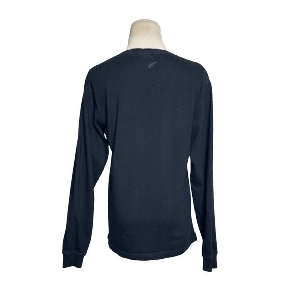 Publish black pink flower print long sleeves sweatshirt size Small - Picture 2 of 12